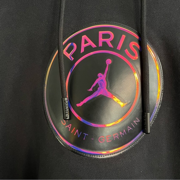 JORDAN Paris Saint Germain PSG Black Hoodie - Picture 7 of 7